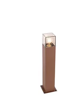Priemyselná vonkajšia stojaca lampa hrdzavohnedá 50 cm IP44 - Denmark