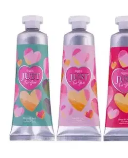 Krém na ruky a nechty 60 ml JUST FOR YOU v tube, 3 motívy/ 1 vôňa, vôňa: ružový čaj
