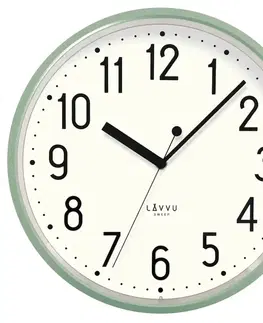 Nástenné hodiny Lavvu LCS3001 Pastels Sweep 29,5cm, zelené