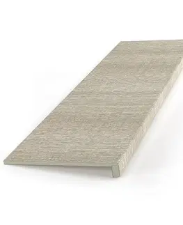 Schodový nášľap / profil TOPSTEP Flex Dub alabaster 1200 × 340 × 11 mm