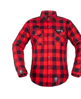 W-TEC Black Heart Respector čierna s červeným pruhom - 5XL