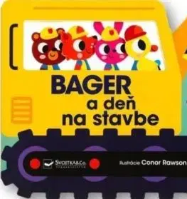 Bager a deň na stavbe