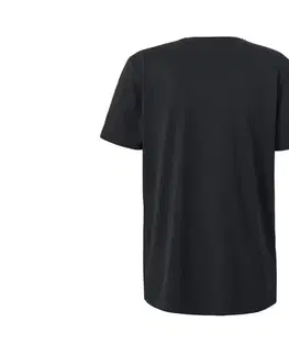 Tričká s výstrihom do V, 2 ks, čierne