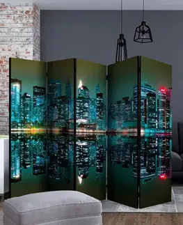 Paraván Gold reflections - NYC Dekorhome