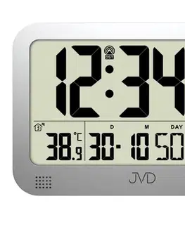 Digitálne rádiom riadené hodiny JVD RB3565.2, biela