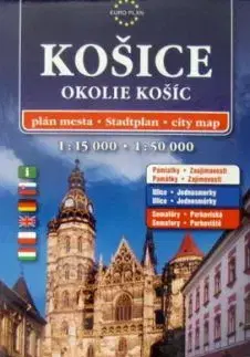 Košice-okolie Košíc 1:15 000, 1:50 000