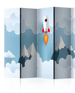 Paraván Rocket in the Clouds Dekorhome