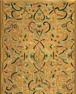 Zápisník Paperblanks Gold Inlay Midi Adresár - Paperblanks