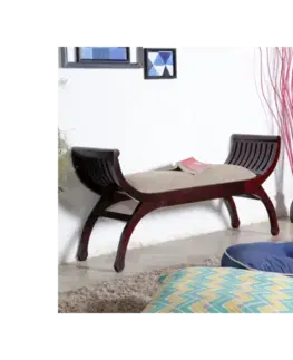Kreslo Senátne 120x60x40 indický masív palisander