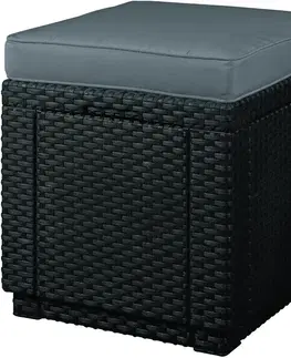 Záhradný taburet CUBE Allibert