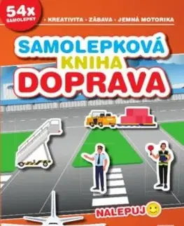 Samolepková kniha: Doprava - Simona Kadlíková