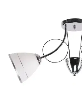 Stropná lampa Elotte 2X40W E27 Biela