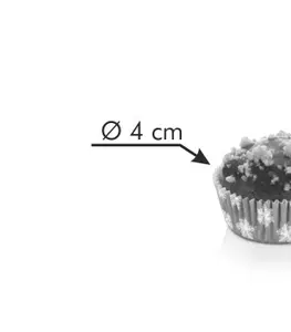 Tescoma cukrárske mini košíčky DELÍCIA ø 4 cm, 100 ks, zimné
