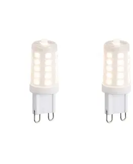 Sada 2 stmievateľných LED žiaroviek G9 opál 3W 250lm 2700K