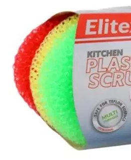 Kinekus Drátenka na riad plastová 3ks ELITEX