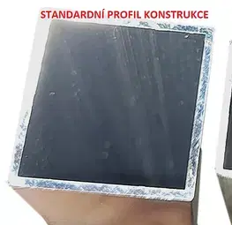 DEOKORK Hliníkový stolík / taburet TITANIUM