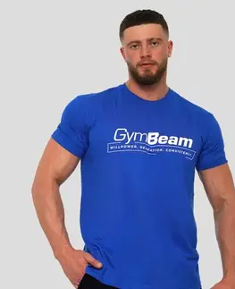 GymBeam Tričko Willpower Royal Blue  XXXLXXXL