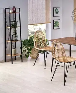 HALMAR K337 jedálenská stolička prírodná / čierna