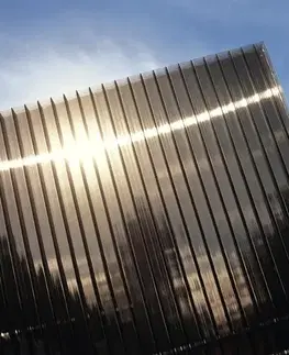 Hliníková pergola 4,35x3 m WALL 43 antracit Lanitplast