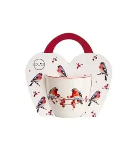 Hrnček 460 ml v papierovom obale CHRISTMAS BIRDS 3