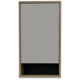 Závesná skrinka so zrkadlom Nova mini 44cm dub evoke
