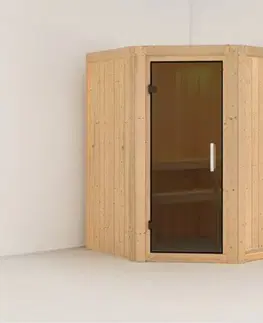 Interiérová fínska sauna 151 x 151 cm Dekorhome