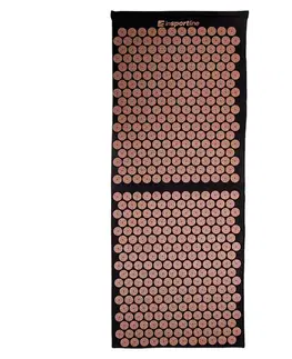 inSPORTline Akupresurní podložka AKU-1000 125 x 50 cm čierna-mocha mousse