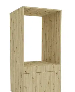 PRELIX regál na práčku, dub Kraft 