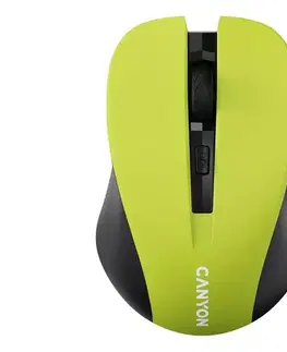 Canyon bezdrôtová myš 800/1000/1200 DPI, 2xAAA, žltá CTCNECMSW1Y