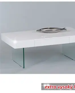 KONDELA Daisy konferenčný stolík biela