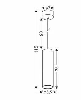 Závesná lampa Conti čierna 1x15W GU10 čierna+drevené tienidlo