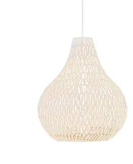 Skandiánske závesné svietidlo biele 45 cm - Lina Drop