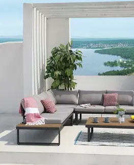 Avenberg Záhradná sedacia súprava Modena, hnedá