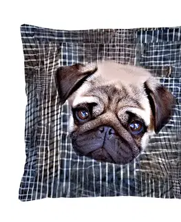 MOPS dekoračný vankúšik 40x40