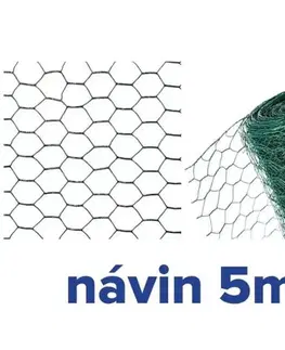 Kinekus Pletivo chovateľské šesťhranné HEX 20/1x500 mm 5 m PVC GARDENKUS zajačie