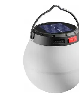  LED Stmievateľná prenosná solárna nabíjacia lampa LUMINA ORB LED/5V 800 mAh 055009