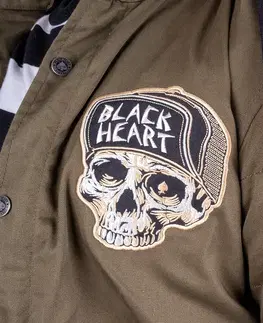 W-TEC Black Heart Hat Skull Jacket Hat Skull - S