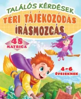 Találós kérdések - téri tájékozódás - írásmozgás 4-6 éveseknek