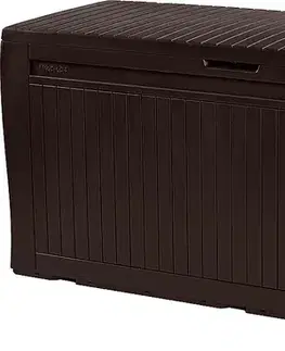 Plastový úložný box 270 L (hnedá)