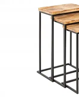 Odkladací stolík 3 ks FAETHON Dekorhome