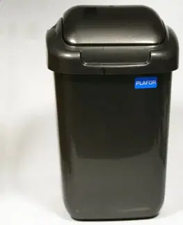 Kinekus Kôš na odpad vyklápací 15L, plastový, STANDARD, grafit