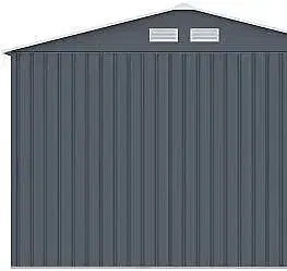 Záhradný domček plocha 342 x 191 cm (sivá)