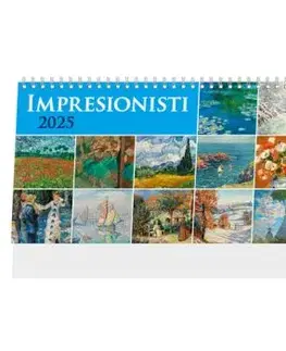 Stolový kalendár Impresionisti stolový 2025