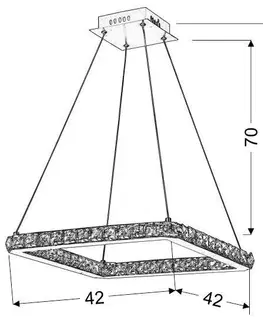 Závesné svietidlo LORDS LED Candellux