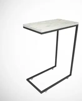 Príručný stolík / Odkladací stolík Callen - White Marble