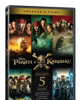 Piráti z Karibiku kolekce 1.-5. 5DVD