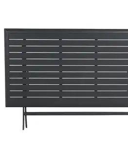 DEOKORK Hliníkový skladací stolík VIRGINIA 150x80 cm (antracit)