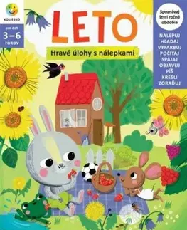 Leto - hravé úlohy s nálepkami - Slávka Stankovičová, Zuzana Molnárová