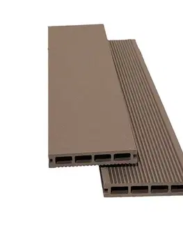 Terasový profil UNVOC ČOKO HNĚDÁ (FSC 100%) 23 x 146 x 4000 mm