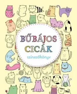 Bűbájos cicák - Színezőkönyv